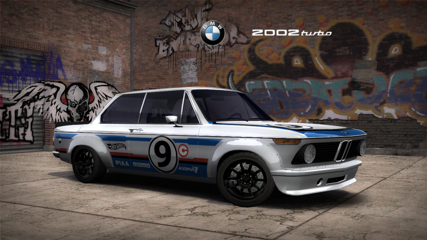 Need For Speed Most Wanted BMW 2002 Turbo (Hot Wheels : HW Premiere) (Addon/Replace Vinyl)