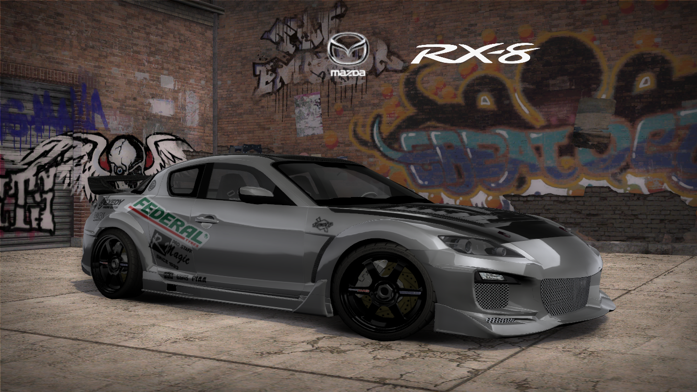 Need For Speed Most Wanted Mazda RX-8 SE3P (Drift Spirit : R-Magic) (Addon/Replace Vinyl)